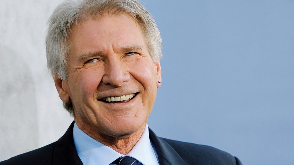 Harrison Ford, a cast member in "42," poses at the Los Angeles premiere of the film at the TCL Chinese Theater on Tuesday, April 9, 2013 in Los Angeles. (Photo by Chris Pizzello/Invision/AP)