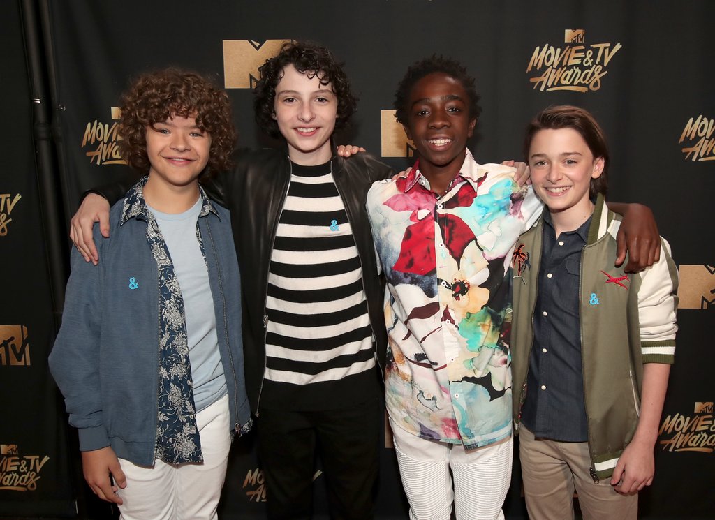 Stranger Things Make New Famous Friends At The 2017 Mtv Movie Tv
